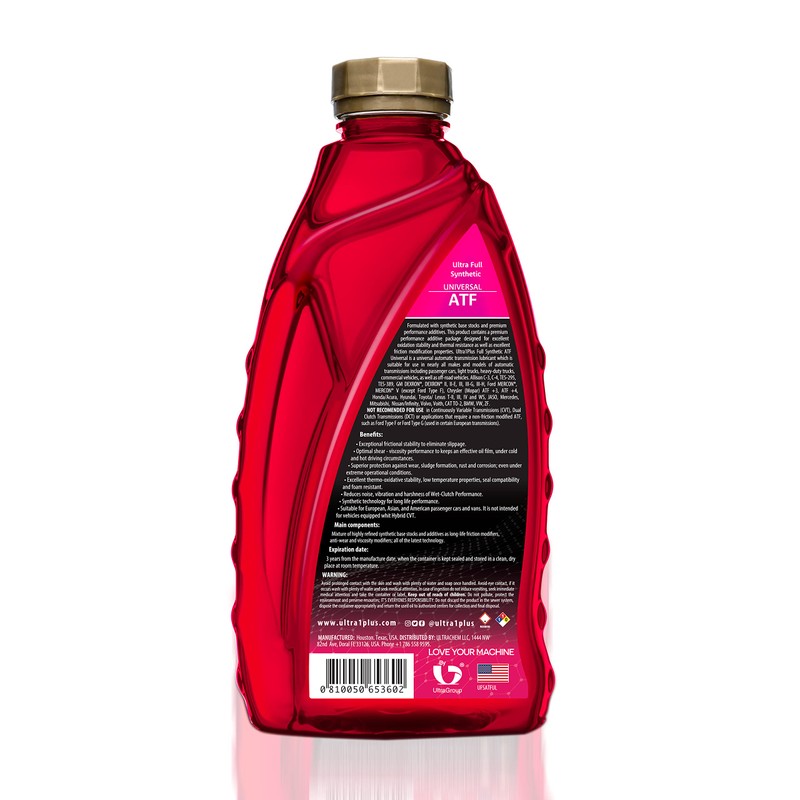 Ultra1Plus Universal ATF Full Synthetic Automatic Transmission Fluid