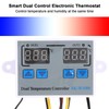 Dual Display Temperature Humidity Controller Heating Cooling Thermostat Switch NTC