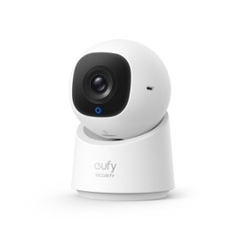 eufy Indoor Cam C220, 2K Indoor Surveillance Camera, 360° Pan/Tilt Function, Indoor Camera with WiFi, AI for People/Movement, Ideal as Baby Monitor/Pet Camera/Home Security