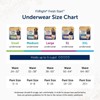 Incontinence and Postpartum Underwear for Women, XXL, Blue (12 Count)