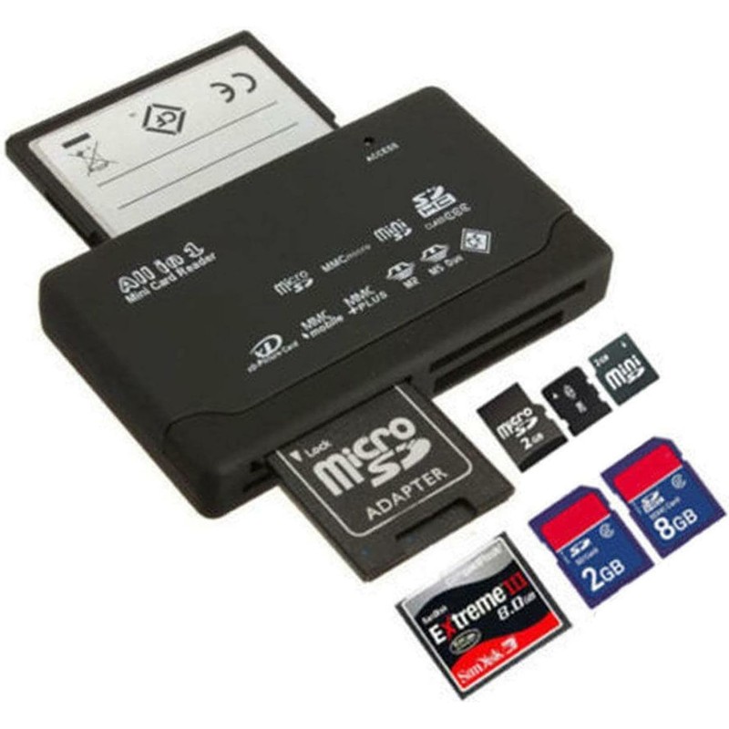 DragonSat All in One Multi Card Memory Reader Adapter for