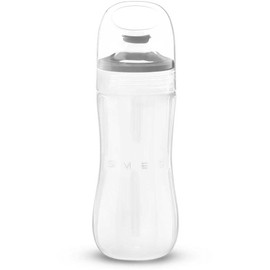 SMEG BGF03 Bottle to Go with Blades - Compatible with SMEG BLF03 Countertop Blender, 20 oz Capacity, Portable Smoothie & Juice Accessory for Busy Lifestyles, BPA-Free, Stainless Steel Blade Included
