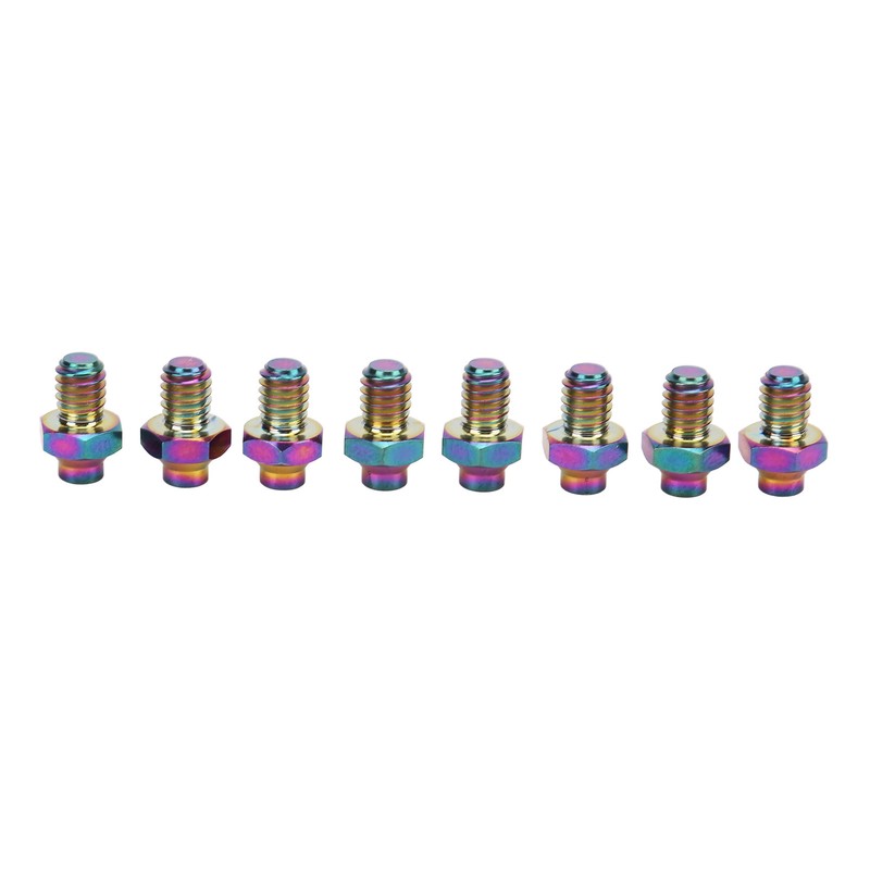 RISK 8Pcs Mountain Bike Pedal Bolts Titanium Alloy Anti Slip