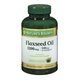 Nature’s Bounty Nature's Bounty Flaxseed Oil 1200 mg. Softgels 125ct