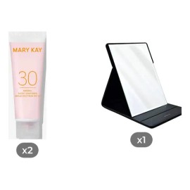 Kit Mary Kay: 2 Protectores Solares Faciales Fps 30 + Espejo Negro