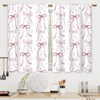 CINEKER Cute Pink Bow Girly Kawaii Dots Kitchen Bathroom Window