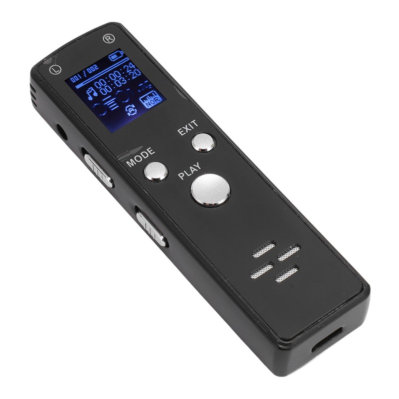 Digital Voice Recorder Noise Reduction 220mAh MP3 Player Recorder Portable