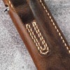 Full grain Leather Sheath for Buck 120 Knife, knife holder,