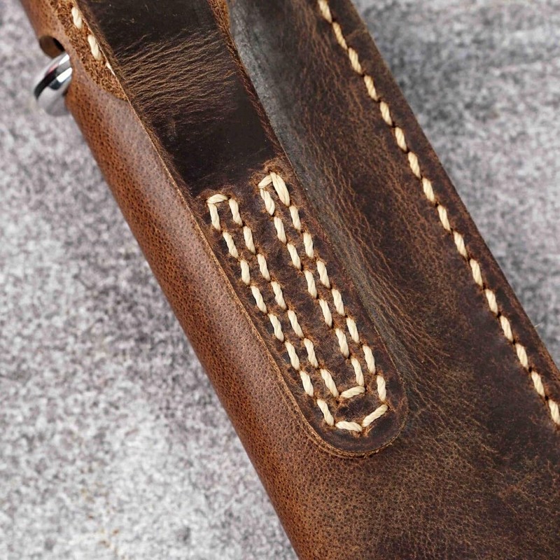 Full grain Leather Sheath for Buck 120 Knife, knife holder,