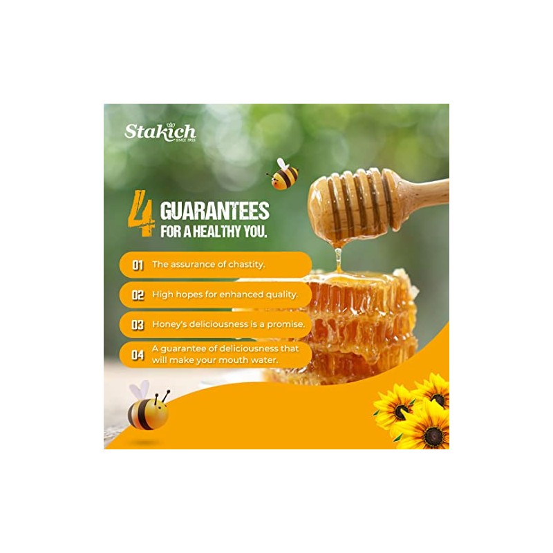Stakich Clover Honey stix (500 Count)