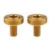 Wanyifa Titanium M8x15mm Bicycle Crank Arm Fixing Bolt with Cap