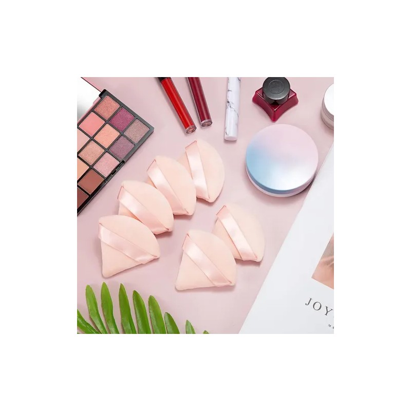 30 Soplos De Polvo Suelto Triángulo Maquillaje Puff Esponja