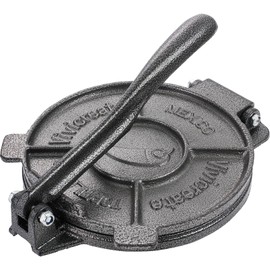 Vivicreate Cast Iron Tortilla Press Dough Flour Tortilla Rotis Quesadilla Maker Prensa para tortillas de hierro fundido Prensa para tortillas Prensadora de tortillas