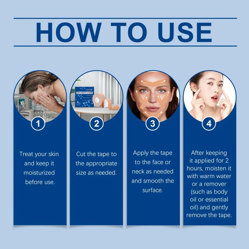 Cinta De Estiramiento Facial Ouhoe Para Mascarillas Faciales
