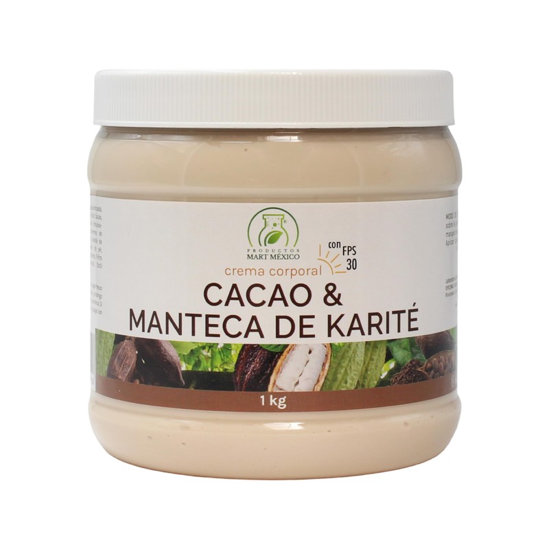 Crema de Cacao Con Manteca De Karité Con Filtro Solar