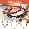 Landrain Pack of 4 Hair Bands with Clips Double Layer
