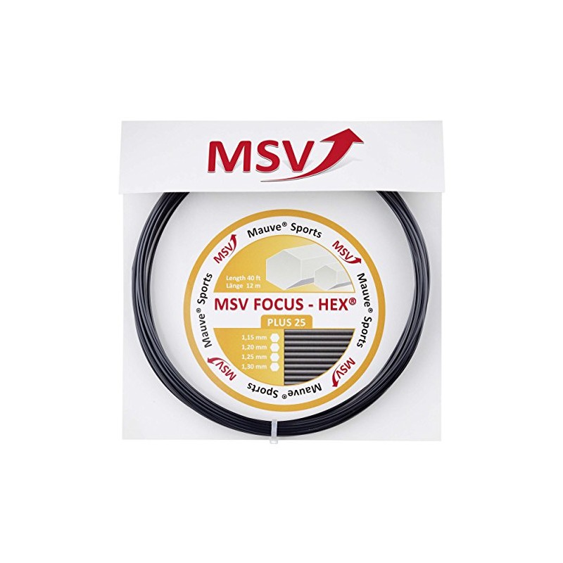 MSV Focus-Hex Plus String Set - Black, 1.2 Mm