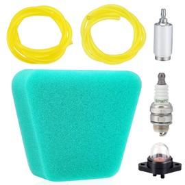 Buckbock 530037793 Air Filter Fuel Line Primer Bulb Spark Plug Tune Up Kit for Poulan Woodshark Wild Thing Craftsman 42CC Chainsaw Parts