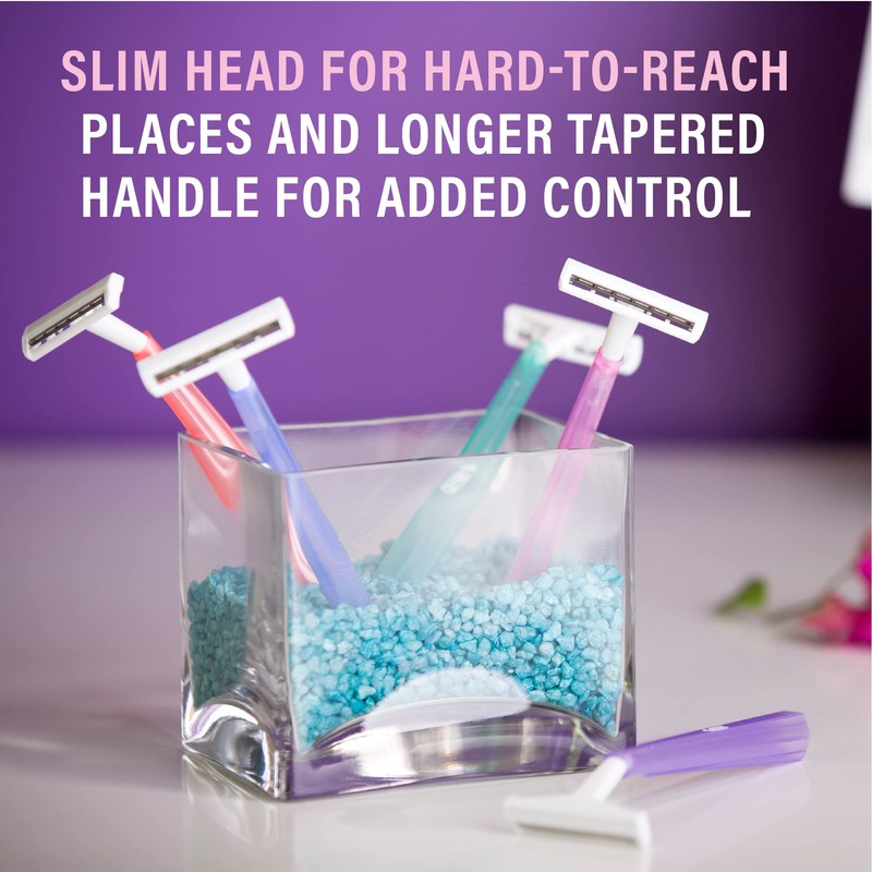 BIC Twin Select Silky Touch Twin Blade Shaver, Women, 10-Count