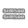 Transparent Simson Tank Sticker S50 S51 | 2-Piece | IFA