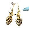 Little Gold Pinecone Earrings Nature Jewelry Earrings for Women #3298FE361