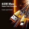 XKCZ 4Ft 65W 4 in 1 Multi Charging Cable Flat