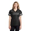 SPORT-TEK Women's PosiCharge Replica Jersey XXL Black/White
