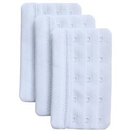 Chanie Women Pack of 3 Soft Comfortable 5 Hooks Bra Extender,5.9cm x 9.4cm
