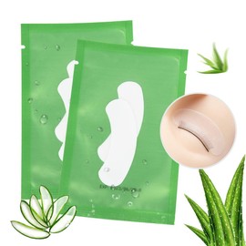 50 Pairs Eye Pads for Eyelash Extension Eyelash Pads Eye Pads Eyelashes Eye Patches Eyelash Extension Pad Accessories Under Eye Pads for Eyelash Extensions Good Stay Lunamoon (Mini Green)