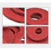 CONPHERON 690 Pieces Red Steel Paper Fibre Flat Washers Set