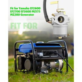 Carburetor for Yamaha EF2600 EF2700 EF3600 MZ175 MZ200 Generator Parts 166F Replacement Generator Engines