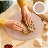 Gatuida Pottery Craft Drying Wood Base Plate Durable DIY Clay
