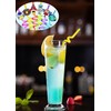 12pcs (6 Styles) Drinking Plastic Straws Reusable Outer Space Design