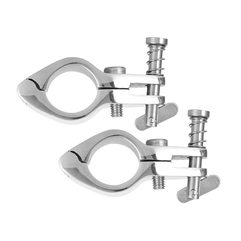 2pcs Steel Boat Hinged Upper Jaw Slide Marine Hardware Fittings