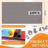 12PCS Dark Grey Felt Fabric Sheets 9" x 12" -