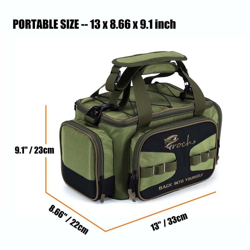 Croch Fishing Bag for Fishing Tackle and Fishing Accessories, with