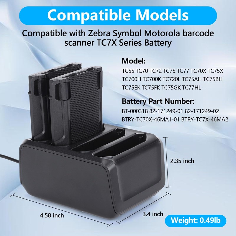 TC77 Battery Charger - for Zebra Battery Charger - for