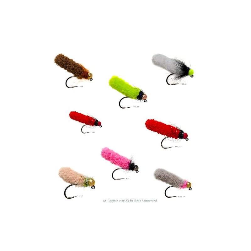 12 Guide Recommended Tungsten Beadhead Mop Flies Assortment | Mop