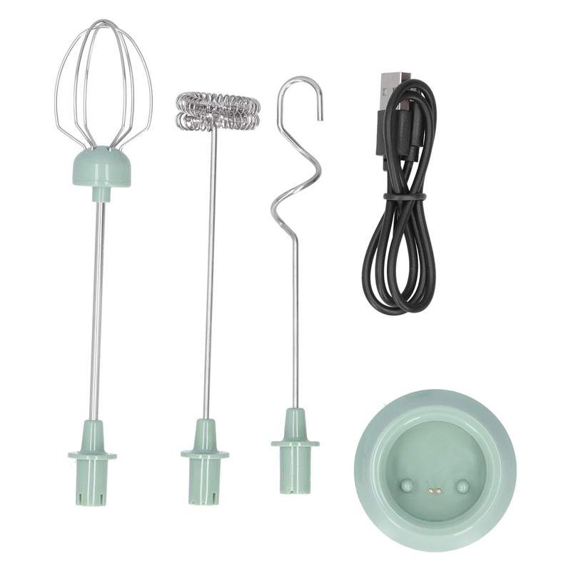 Electric Mixer ThreeSpeed USB Charging 1200mAh Battery Handheld Milk Frother