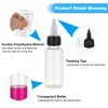 PATIKIL 1oz(30ml) Plastic Dispensing Bottle, 12Pcs Squeeze Empty Bottles with