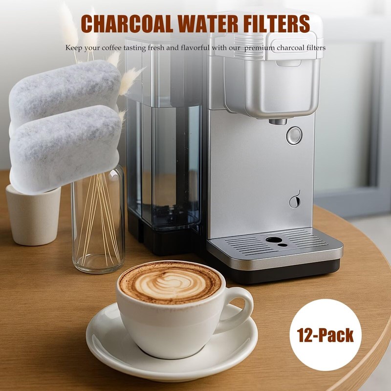 12 Water Filters for Cuisinart Coffee Makers - Replacement Charcoal