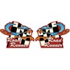MG333 / 2x Road Runner Stickers, 8 x 6.3 cm