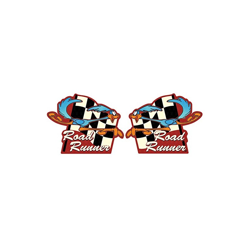 MG333 / 2x Road Runner Stickers, 8 x 6.3 cm