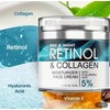 Collagen, Retinol and Hyaluronic Acid Cream - Anti-aging Retinol Cream