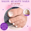 240pc Ombre Press on Toenails Women Fake Toe Nails with