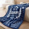 COZYCRIB Grandpa Gift Blanket Grandpa Christmas Birthday Gifts Great Best