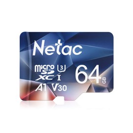 Netac Micro SD Card 64GB Memory Card A1 U3 C10 V30 4K 667X UHS-I Speeds up to 100/30MB/s (R/W) Micro SD Card for Phone Video Camera Switch GoPro Tablet