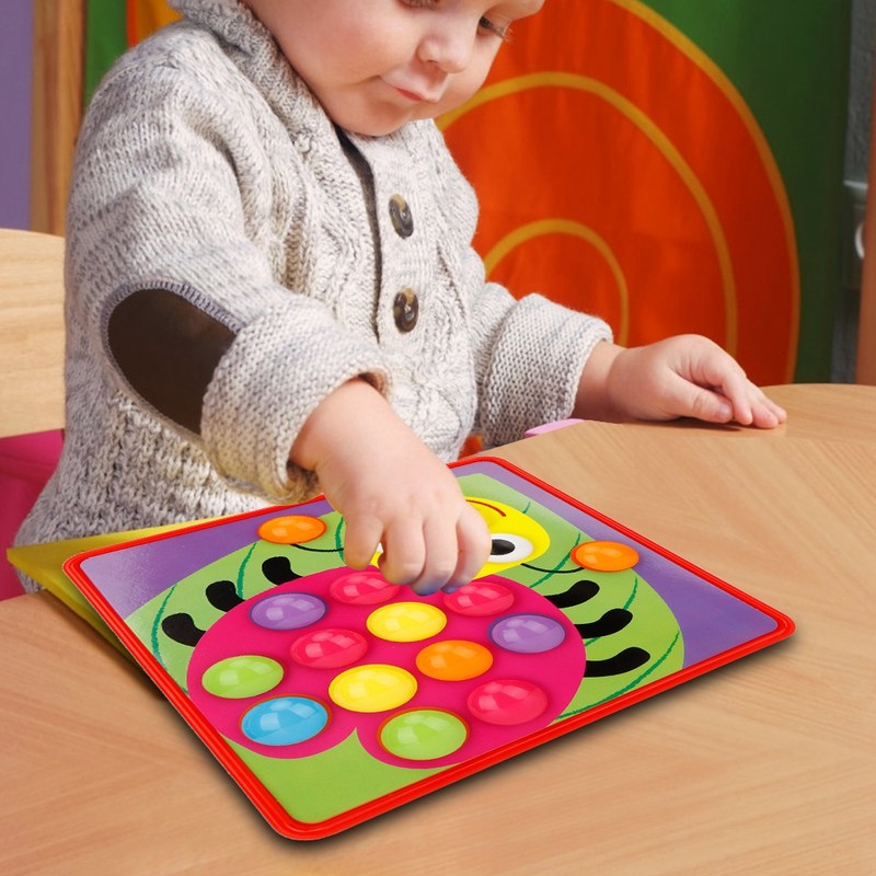 Preschool Children Mushroom Button Nail Intelligent Learning Funny Toy Gift