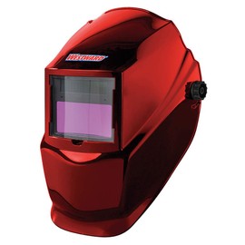 Auto Dark Welding Helmet, 10, Red