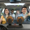 Cloud Zion Fans for Car,2-Head Car Fans with 2-Speed And